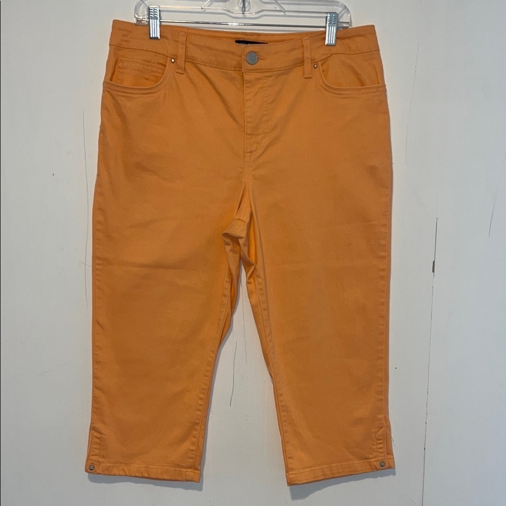 Bandolino Peach Capri Pants Size 14 Mandie 0329262